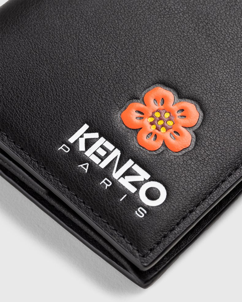 Kenzo Crest Foldable Wallet Black Highsnobiety Shop