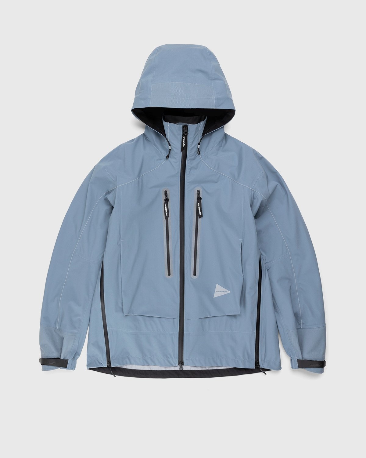 And Wander – Pertex Shield Rain Jacket Blue - Outerwear - Blue - Image 1