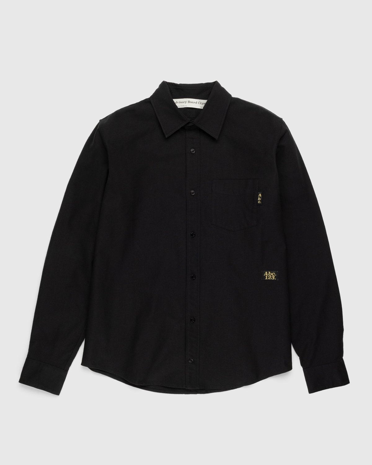 Abc. – Oxford Woven Shirt Anthracite - Shirts - Black - Image 1