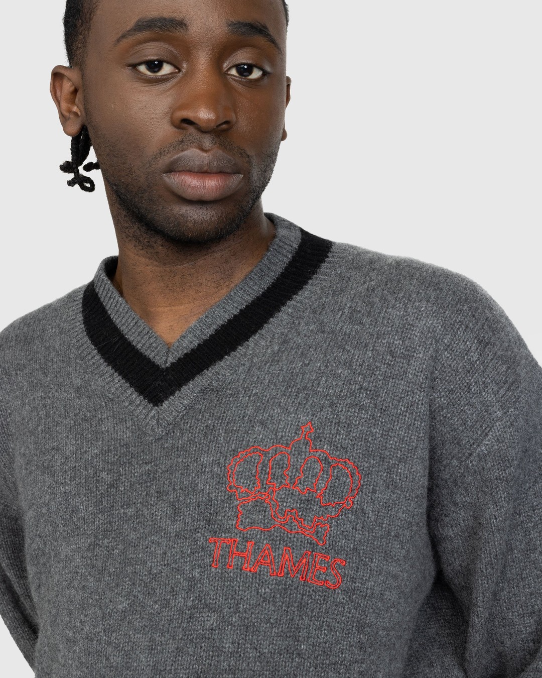 THAMES MMXX. – P.G. Knit Cashmere Grey - Knitwear - Grey - Image 4