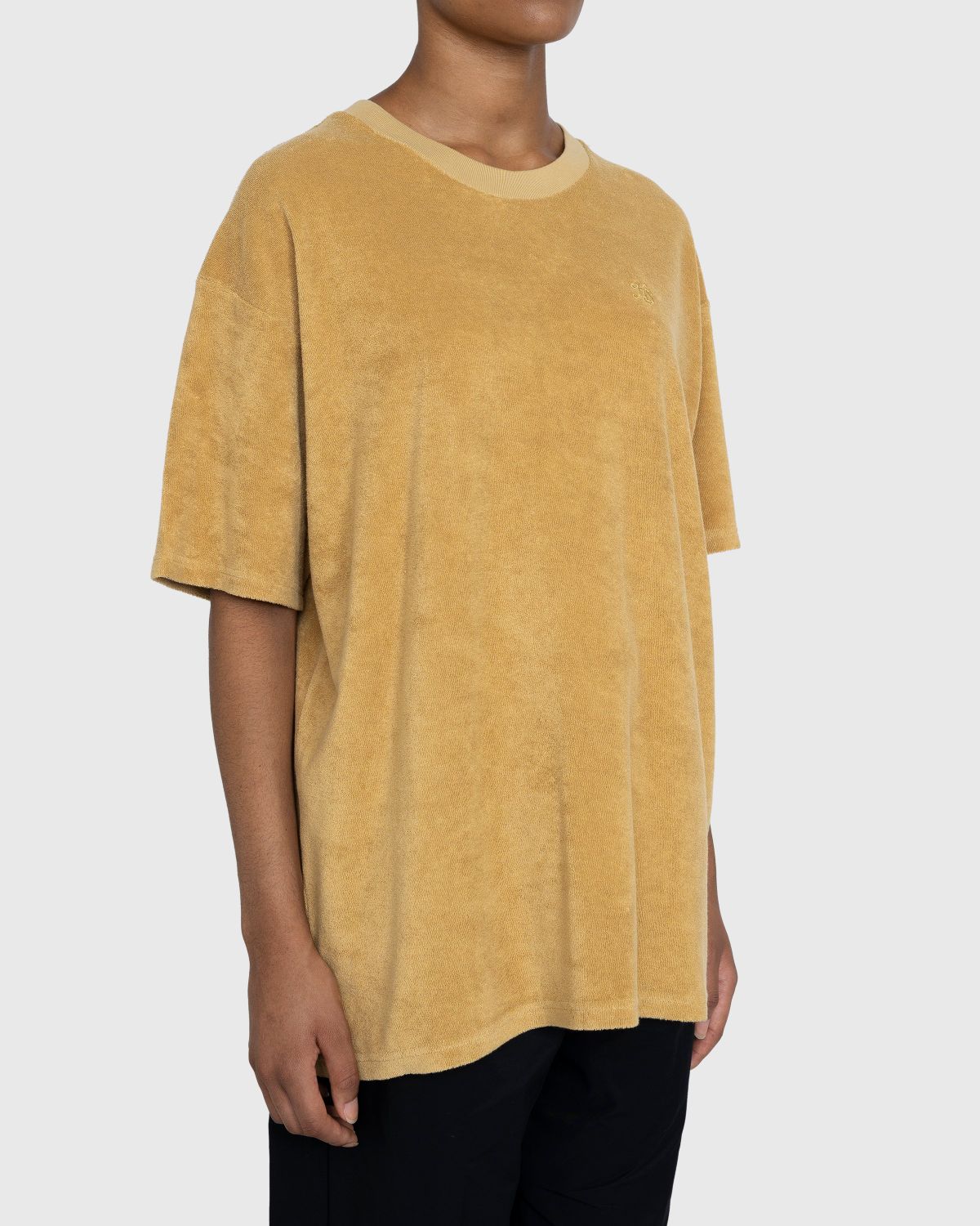 Highsnobiety – HS Logo Reverse Terry T-Shirt Brown - T-shirts - Brown - Image 4