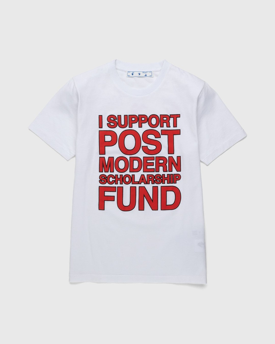 Off-White – Support Post-Modern Tee White/Red - T-shirts - White - Image 1