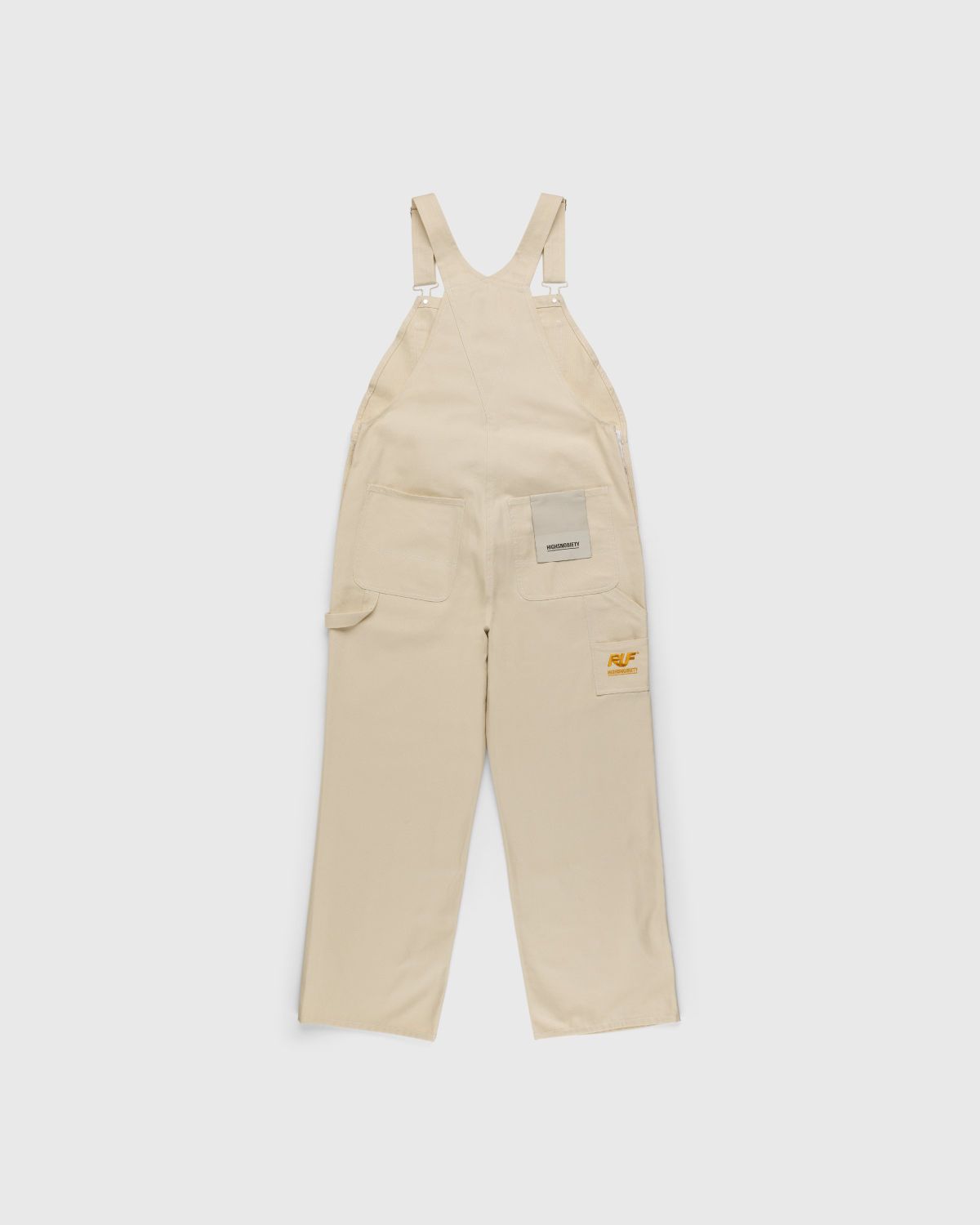 RUF x Highsnobiety – Cotton Overalls Natural - Pants - Beige - Image 1