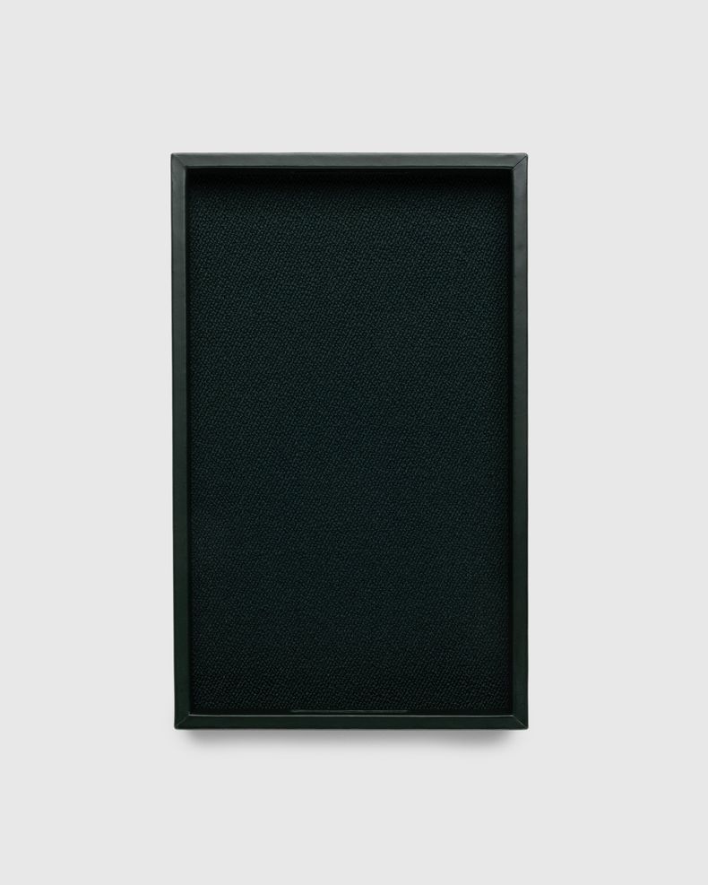 Leather Mirror Tray Green