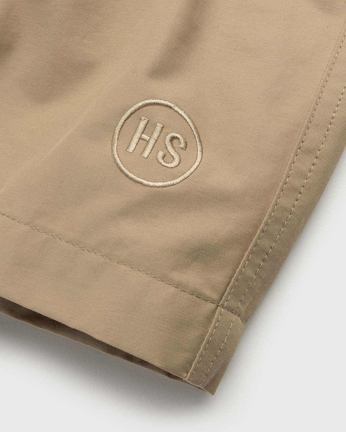 Highsnobiety – Cotton Nylon Water Shorts Beige - Active Shorts - Beige - Image 5