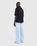 Trussardi – Quarter-Zip Scuba Polo Black  - Shirts - Black - Image 4