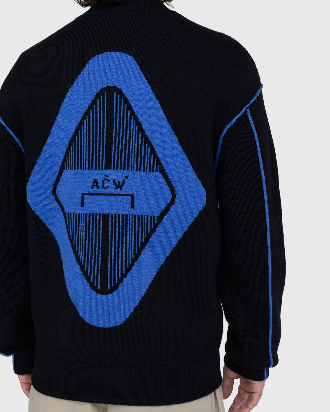 A-Cold-Wall* – Vertex Knit Bomber Black - Outerwear - Black - Image 6