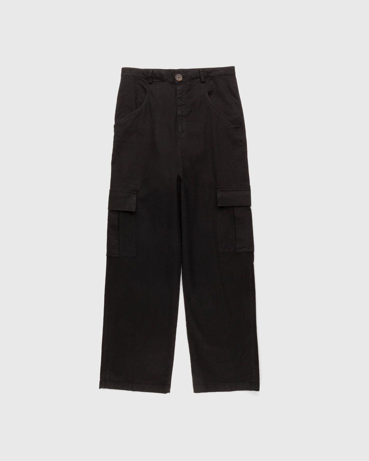 Winnie New York – Linen Cargo Pants Black | Highsnobiety Shop