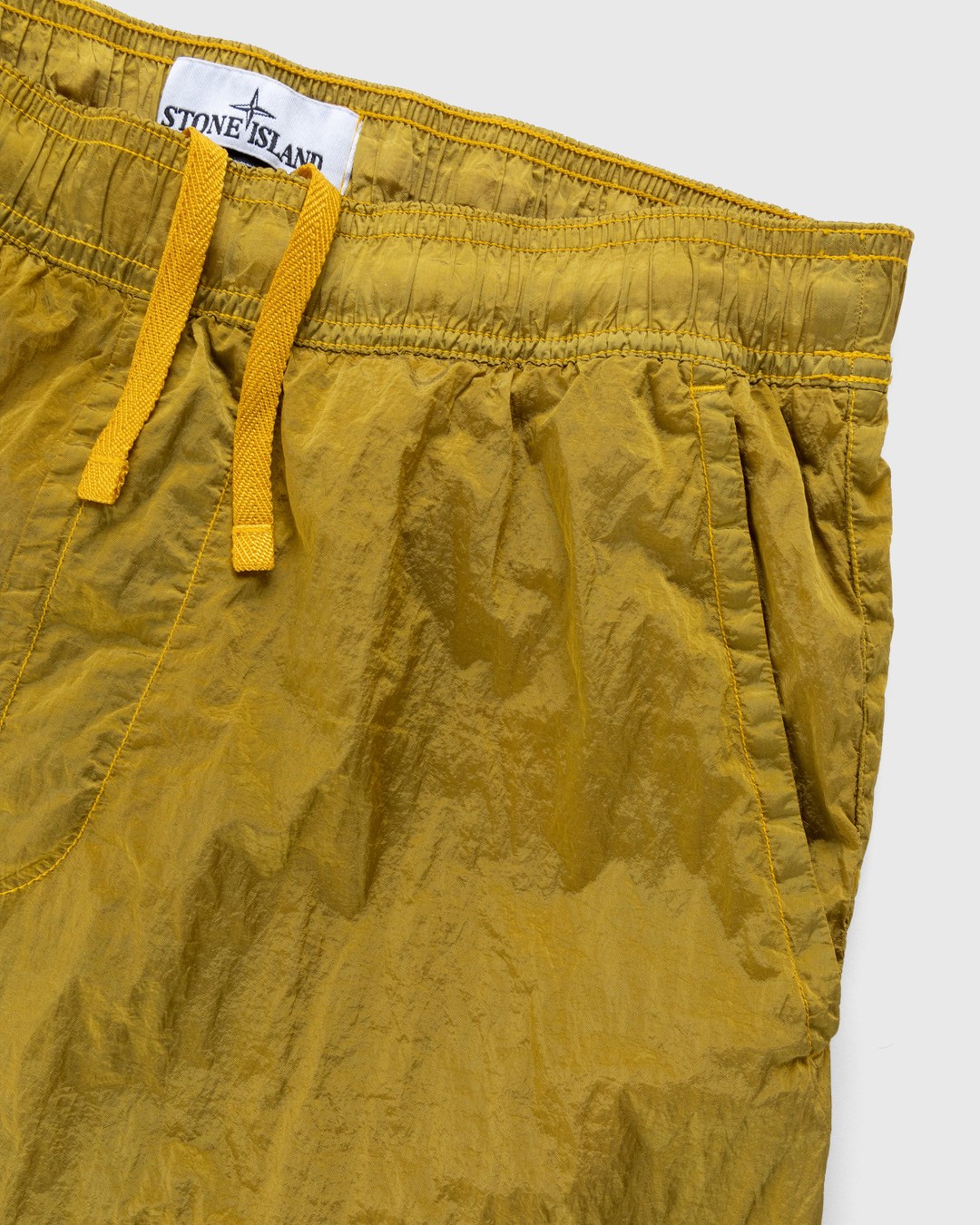 Stone Island Nylon Metal Swim Shorts Yellow Highsnobiety Shop