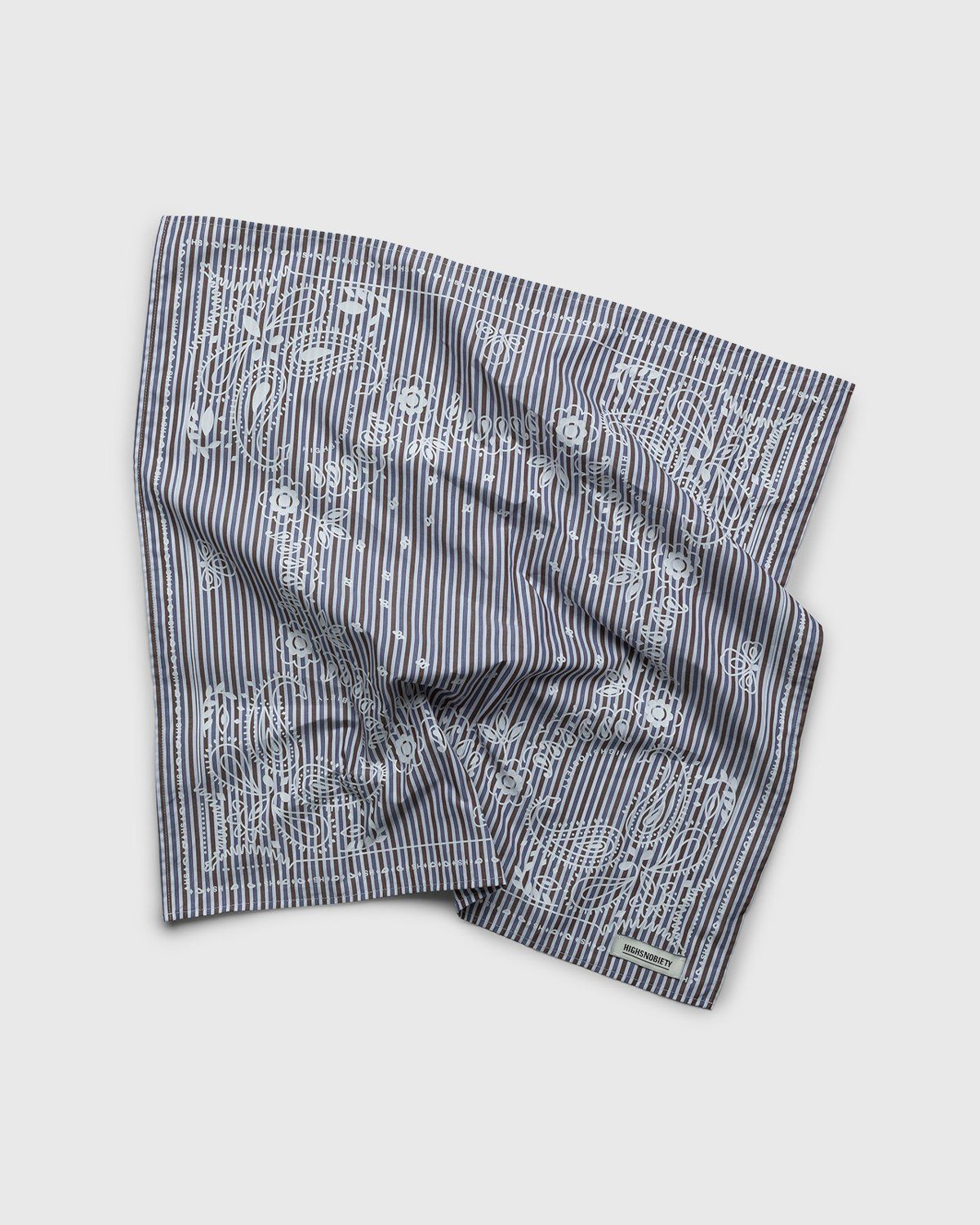 Highsnobiety – Shirting Bandana Brown - Scarves - Brown - Image 4