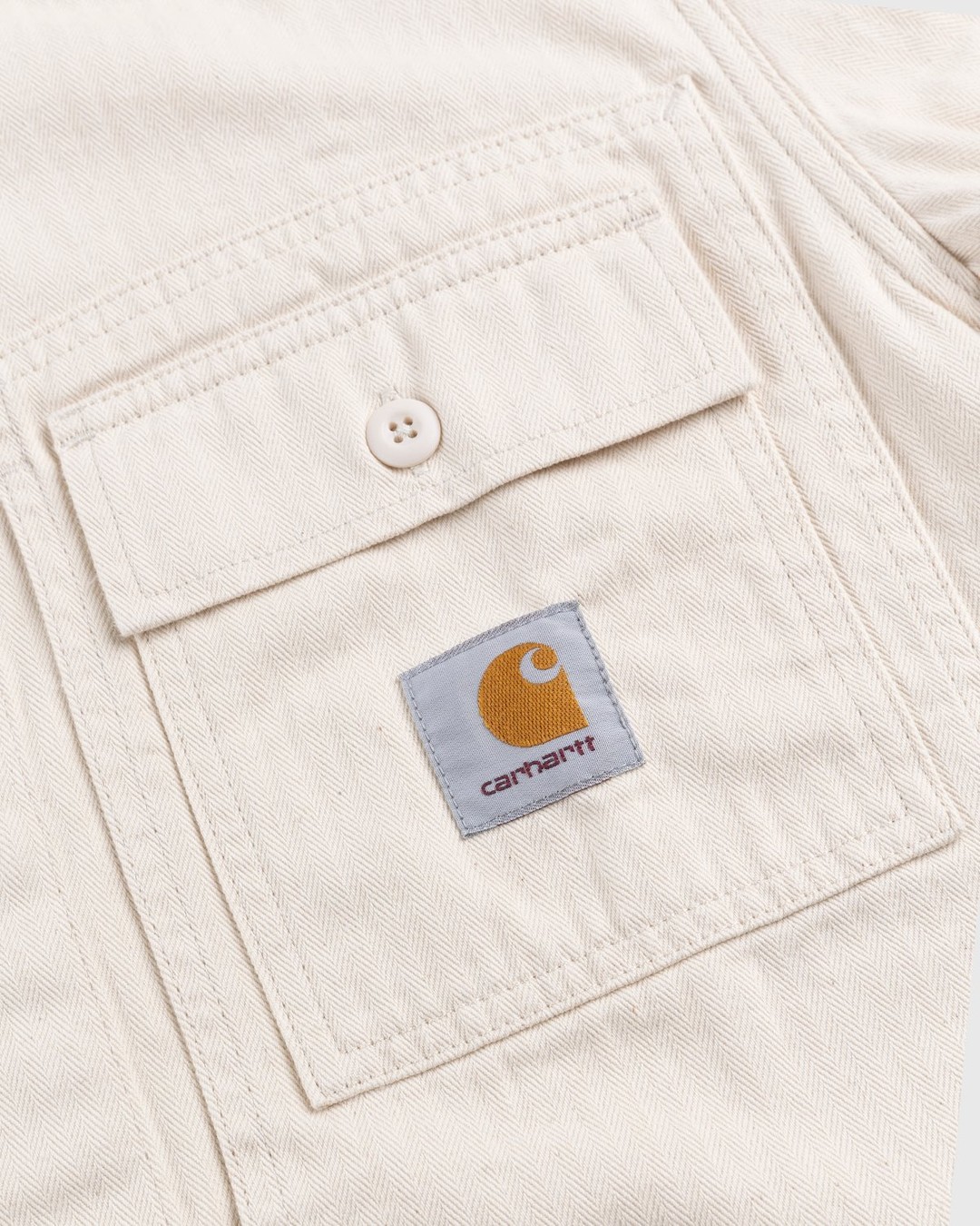 Carhartt WIP – Charter Shirt Natural - Longsleeve Shirts - Beige - Image 5