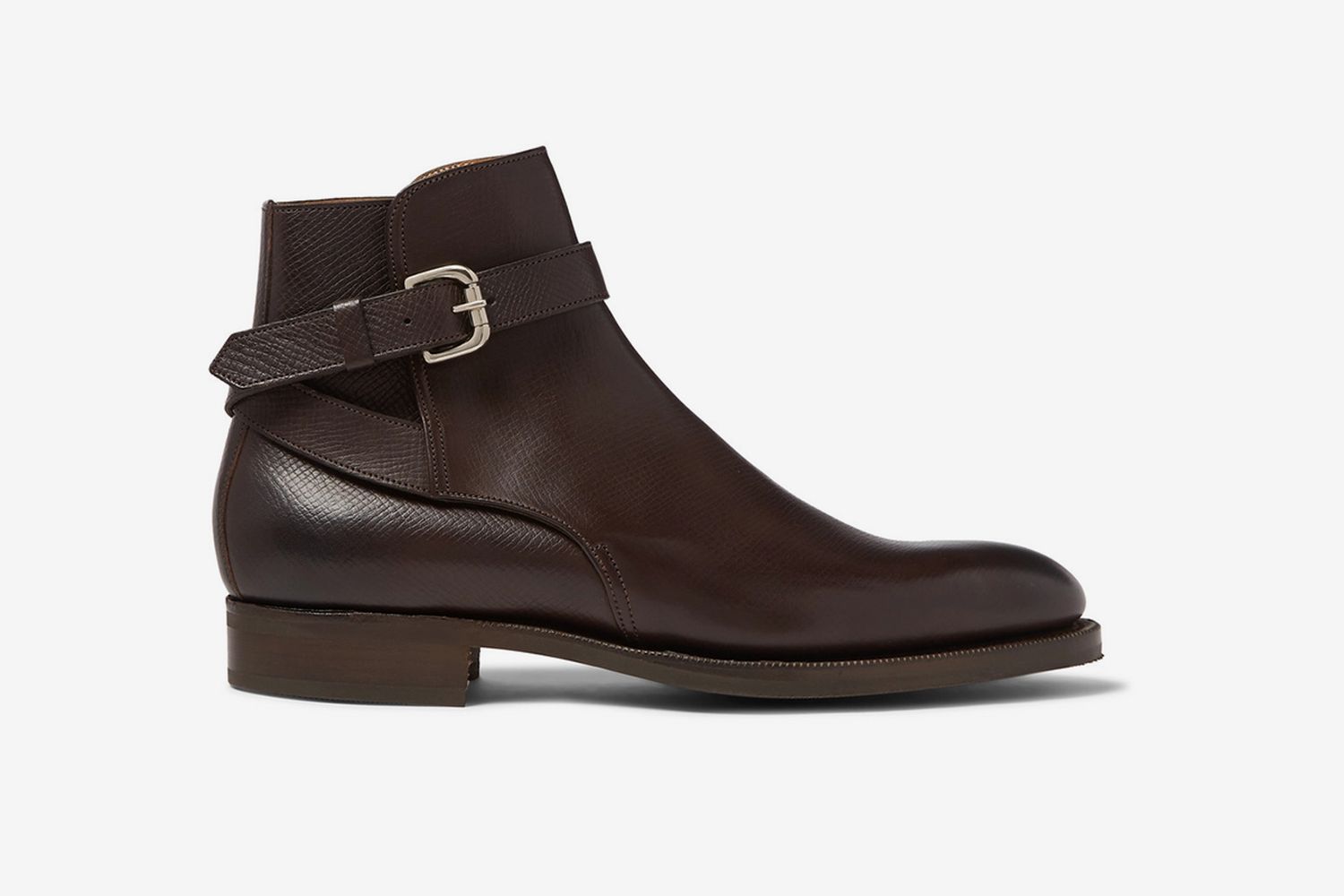 Lambourne Textured-Leather Boots