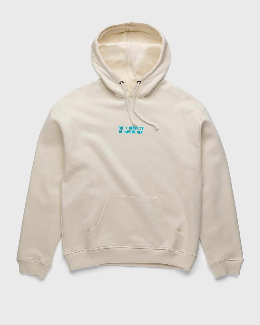 Carne Bollente – 7 Sex Benefits Hoodie Cream - Sweats - Beige - Image 2