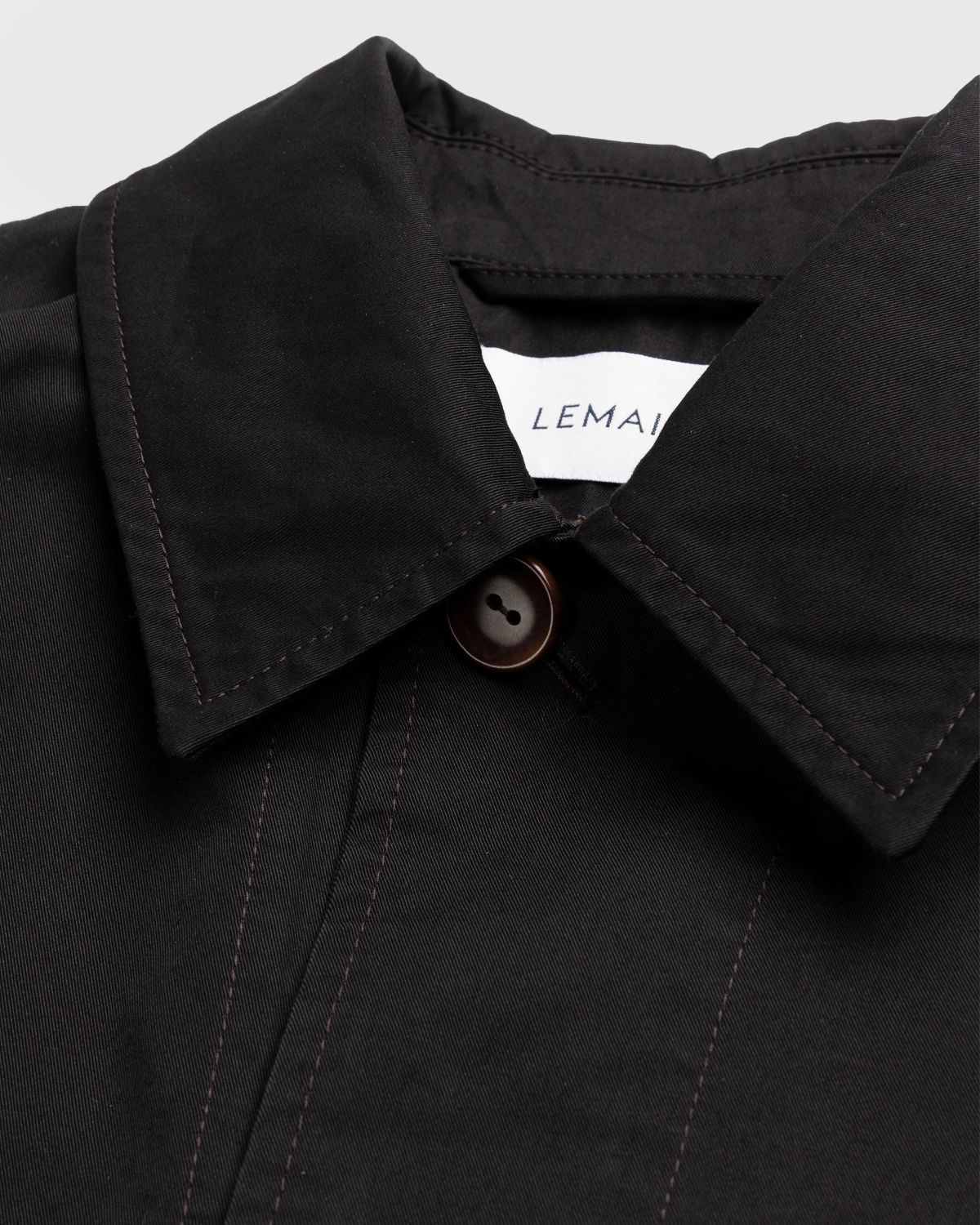 Lemaire – Military Overshirt Black - Outerwear - Black - Image 5