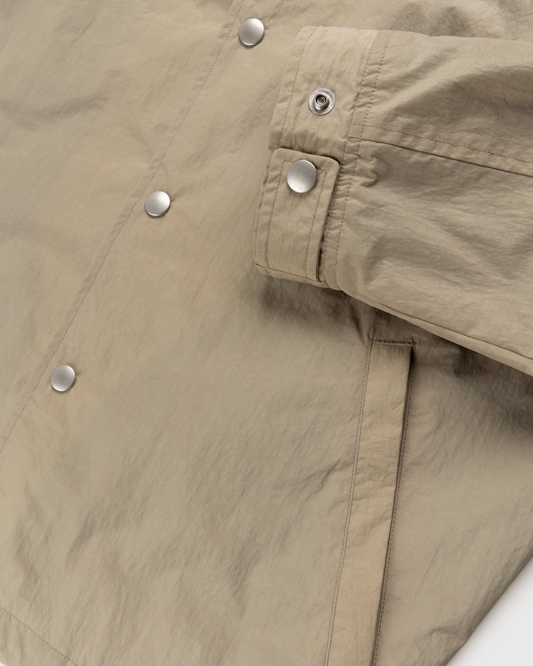 RUF x Highsnobiety – Coach Jacket Light Beige - Outerwear - Beige - Image 5