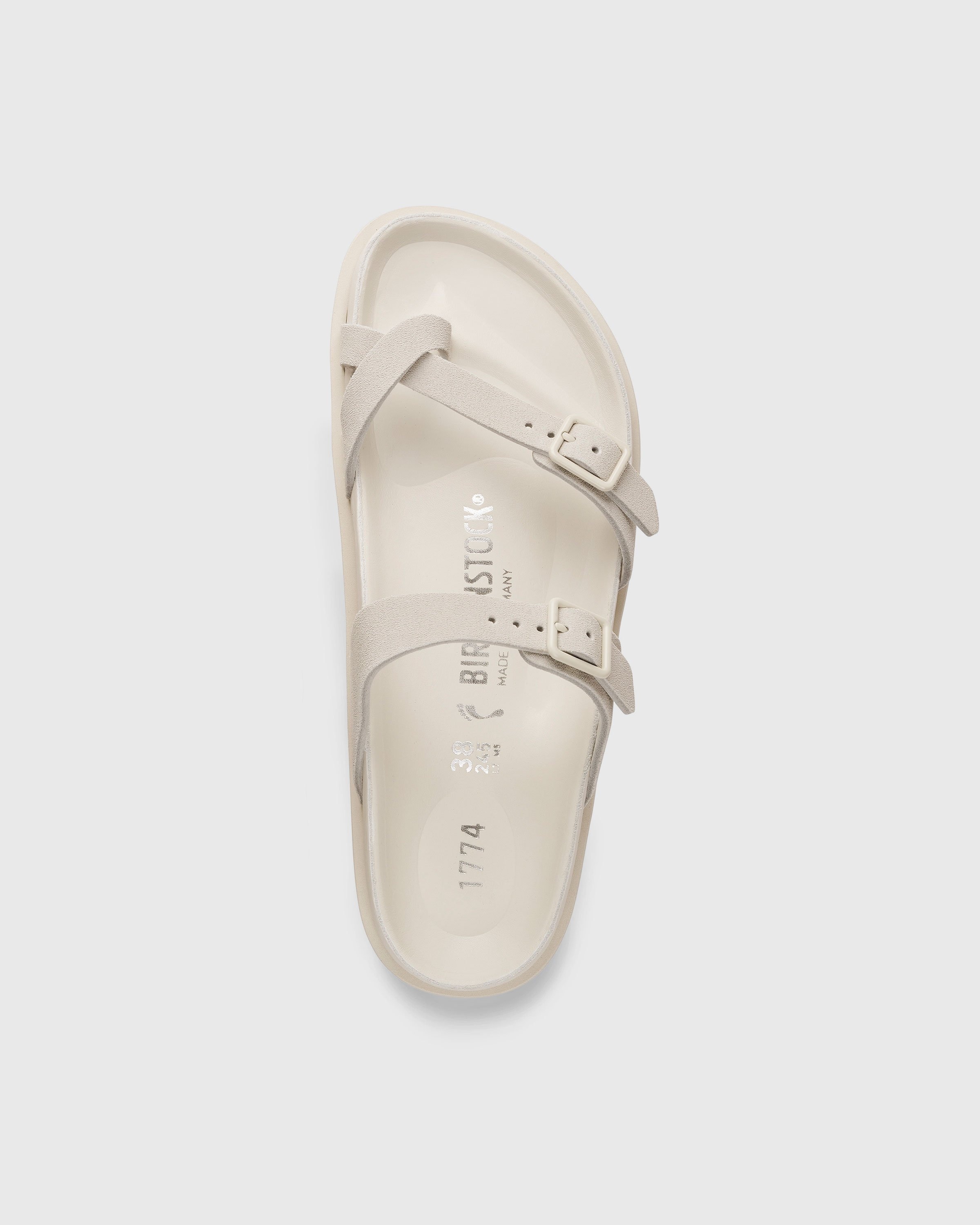 Birkenstock – Mayari Suede Leather Bone - Sandals - White - Image 4