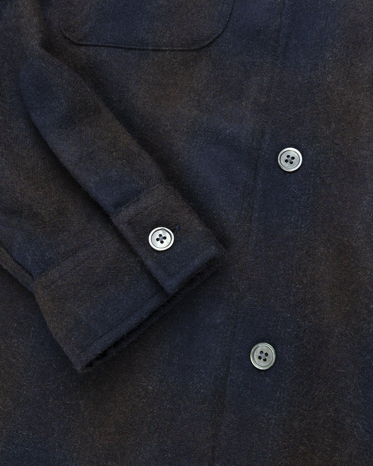 Our Legacy – Heusen Shirt Navy Shadow Check - Shirts - Blue - Image 6