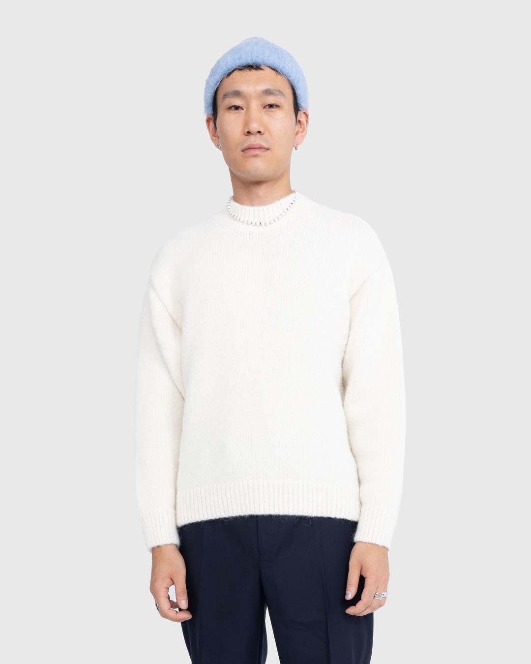 JACQUEMUS – La Maille Pavane Off-White - Knitwear - White - Image 4
