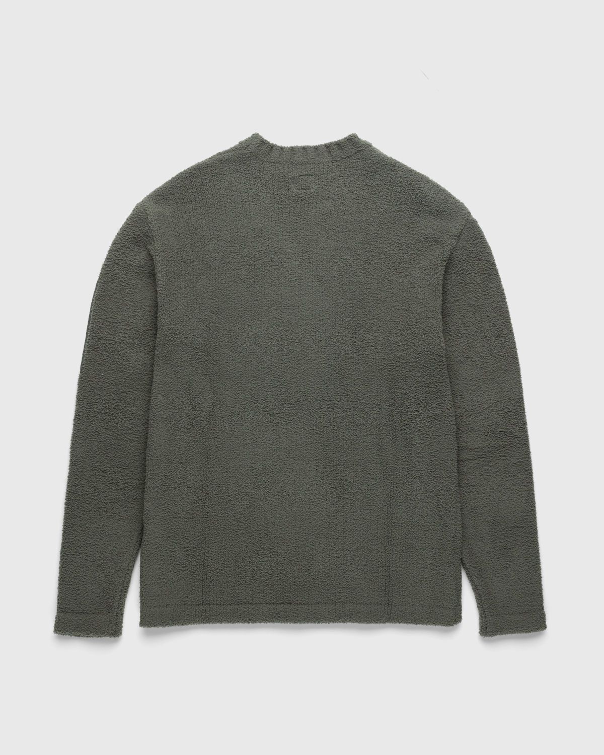 C.P. Company Nylon Chenille Mixed Jumper Green Highsnobiety Shop