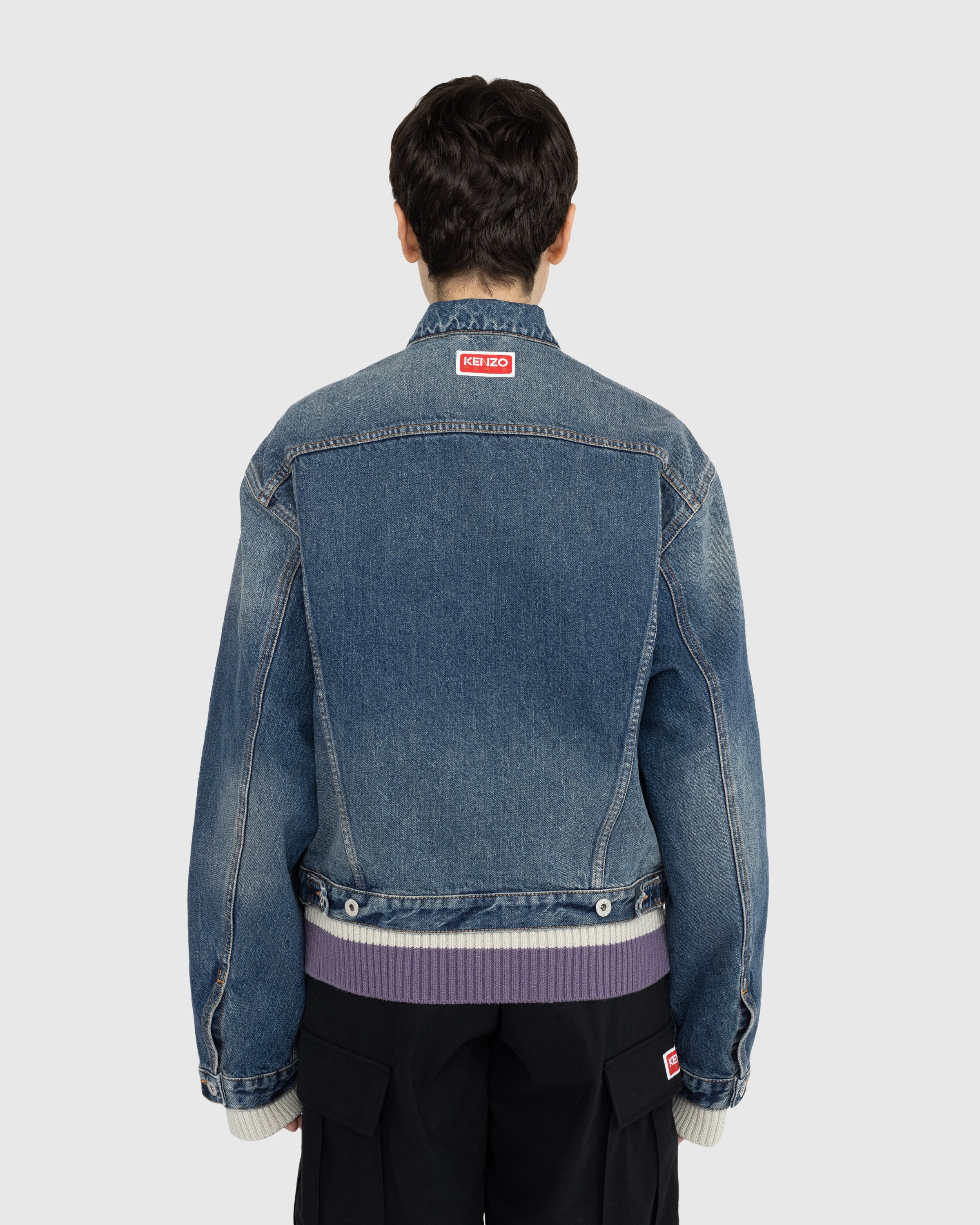 Kenzo – Denim Trucker Jacket - Outerwear - Blue - Image 4