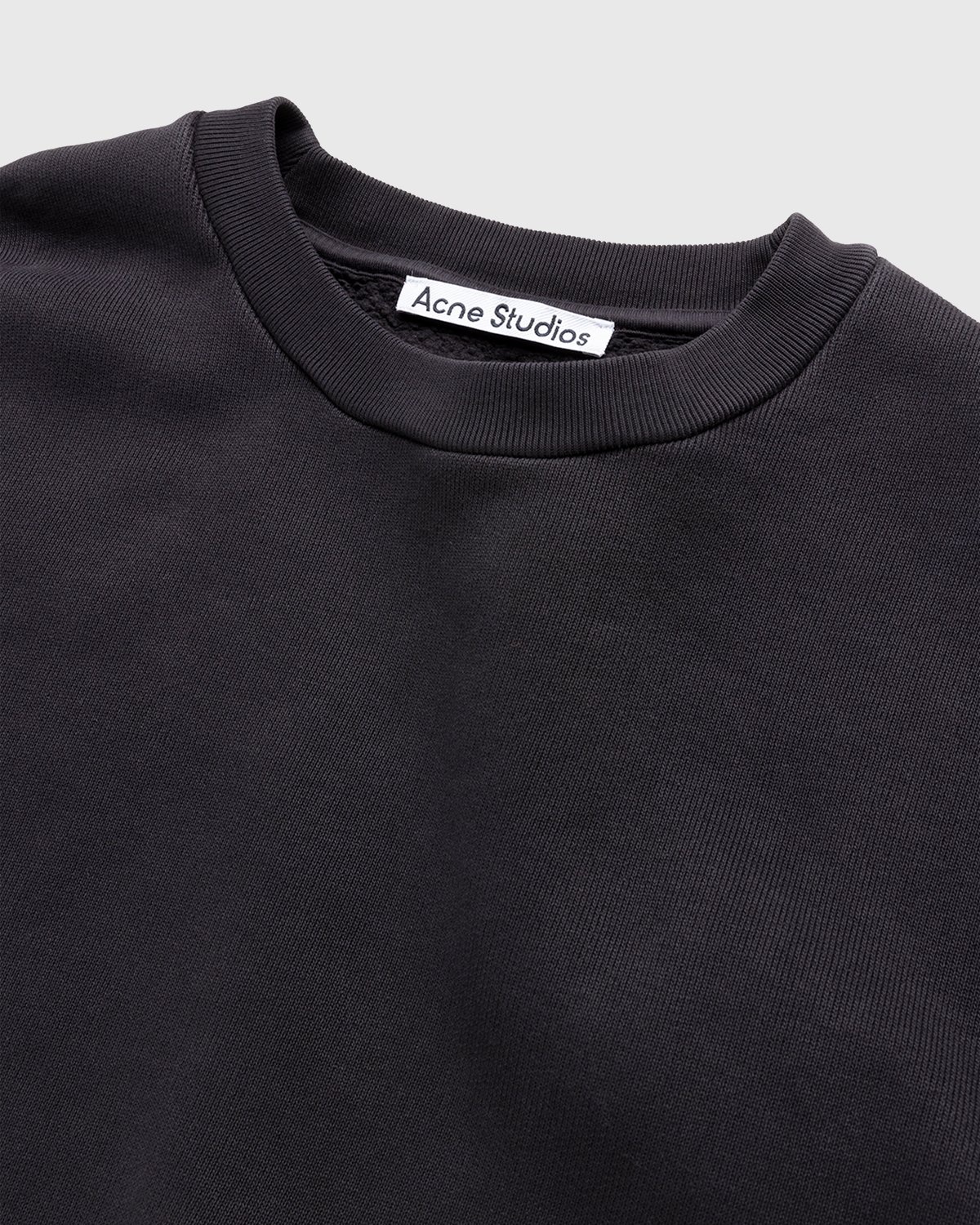 Acne Studios – Logo Sweatshirt Black - Sweats - Black - Image 4