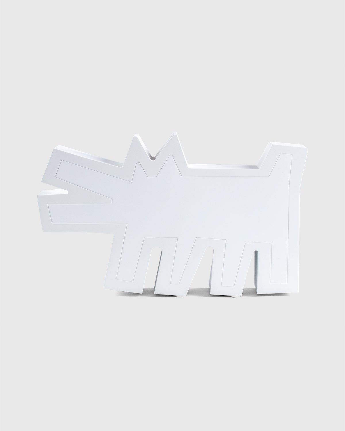 Medicom – Keith Haring Barking Dog Statue White - Toys - White - Image 1