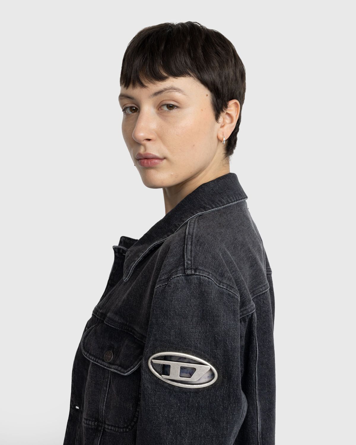 Diesel – D-Barcy Trucker Jacket - Outerwear - Blue - Image 5
