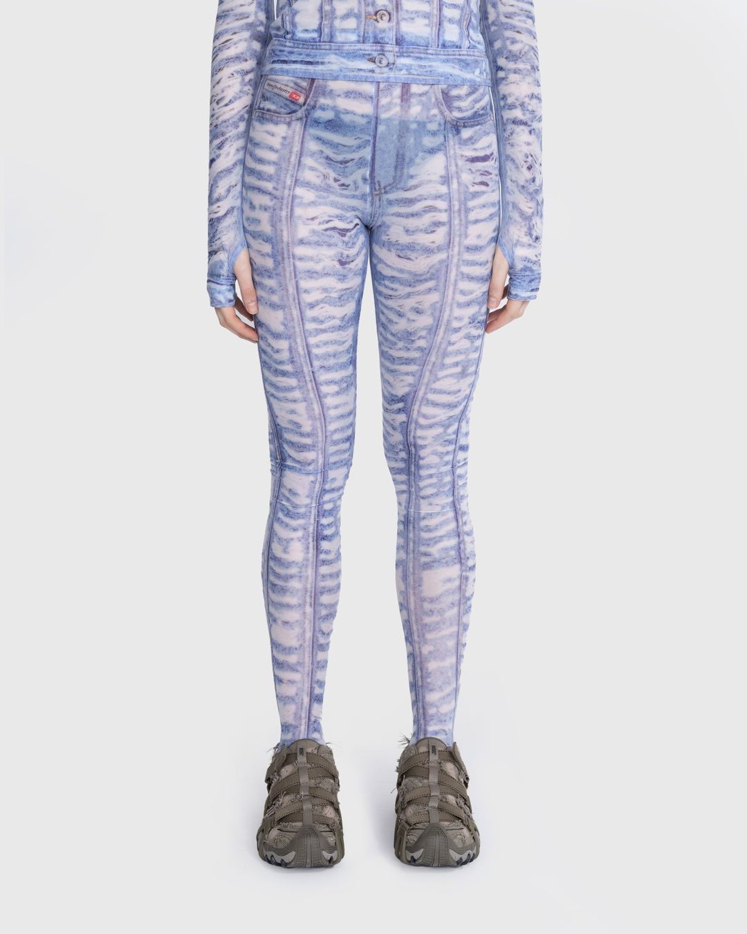 Diesel PKollH3 Tights Light Blue Highsnobiety Shop