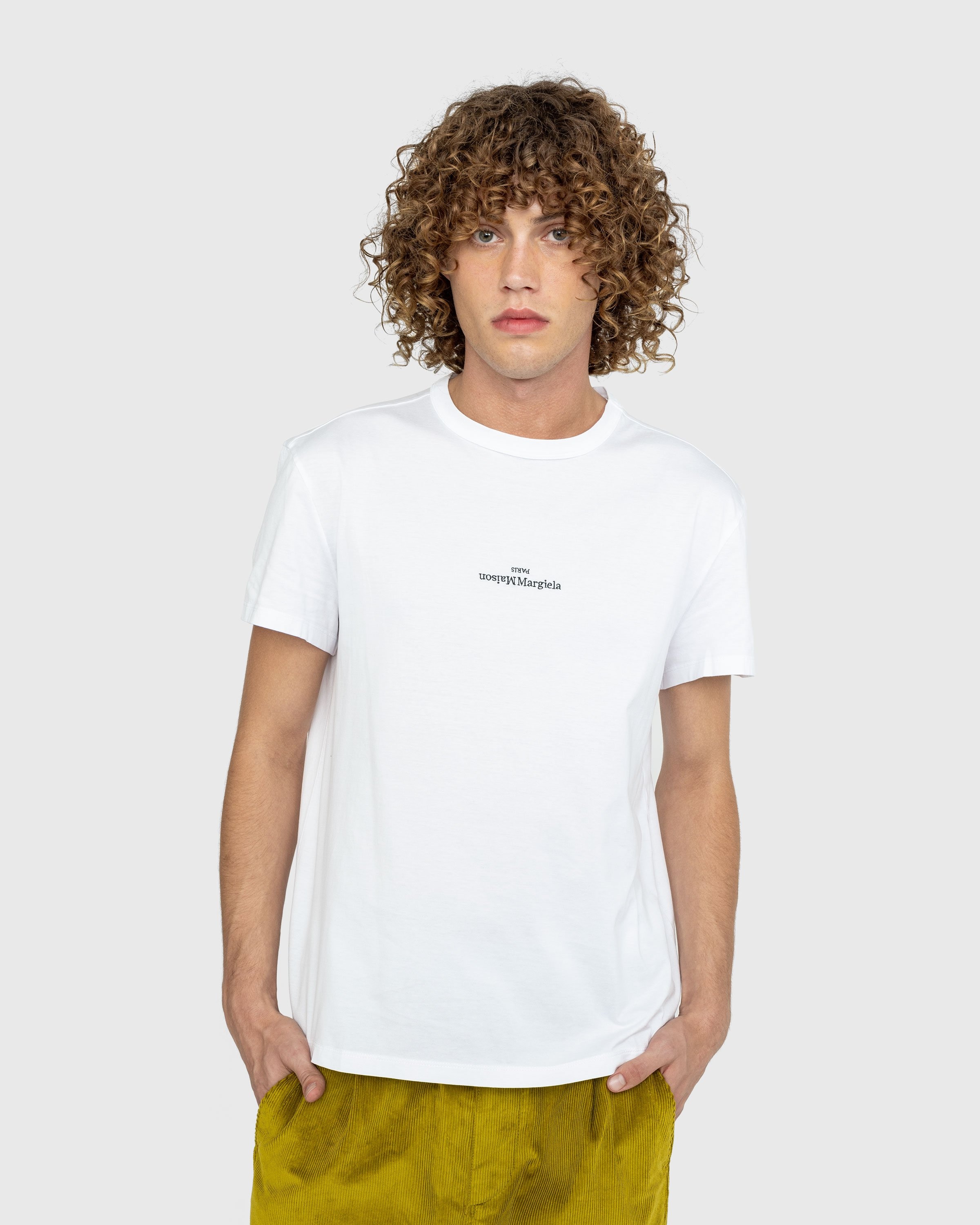 Maison Margiela – Logo T-Shirt White - Tops - White - Image 2