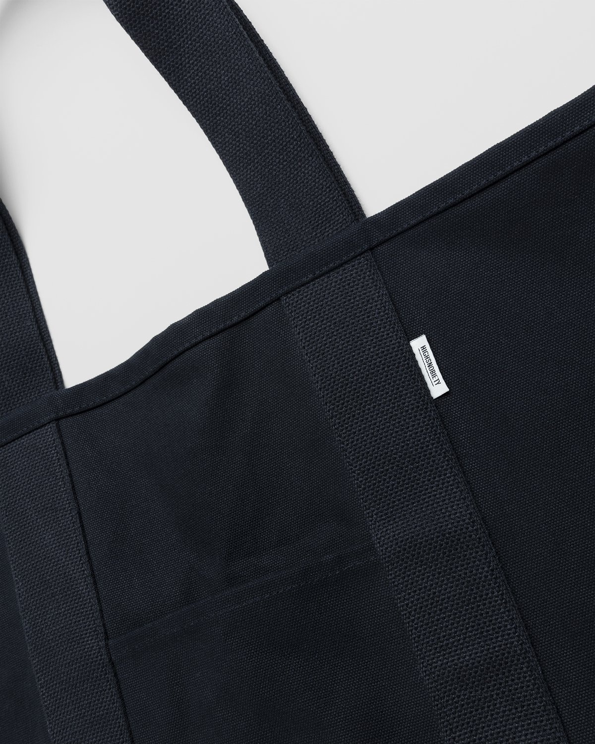 Highsnobiety – Heavy Canvas Large Shopper Tote Black - Bags - Black - Image 4