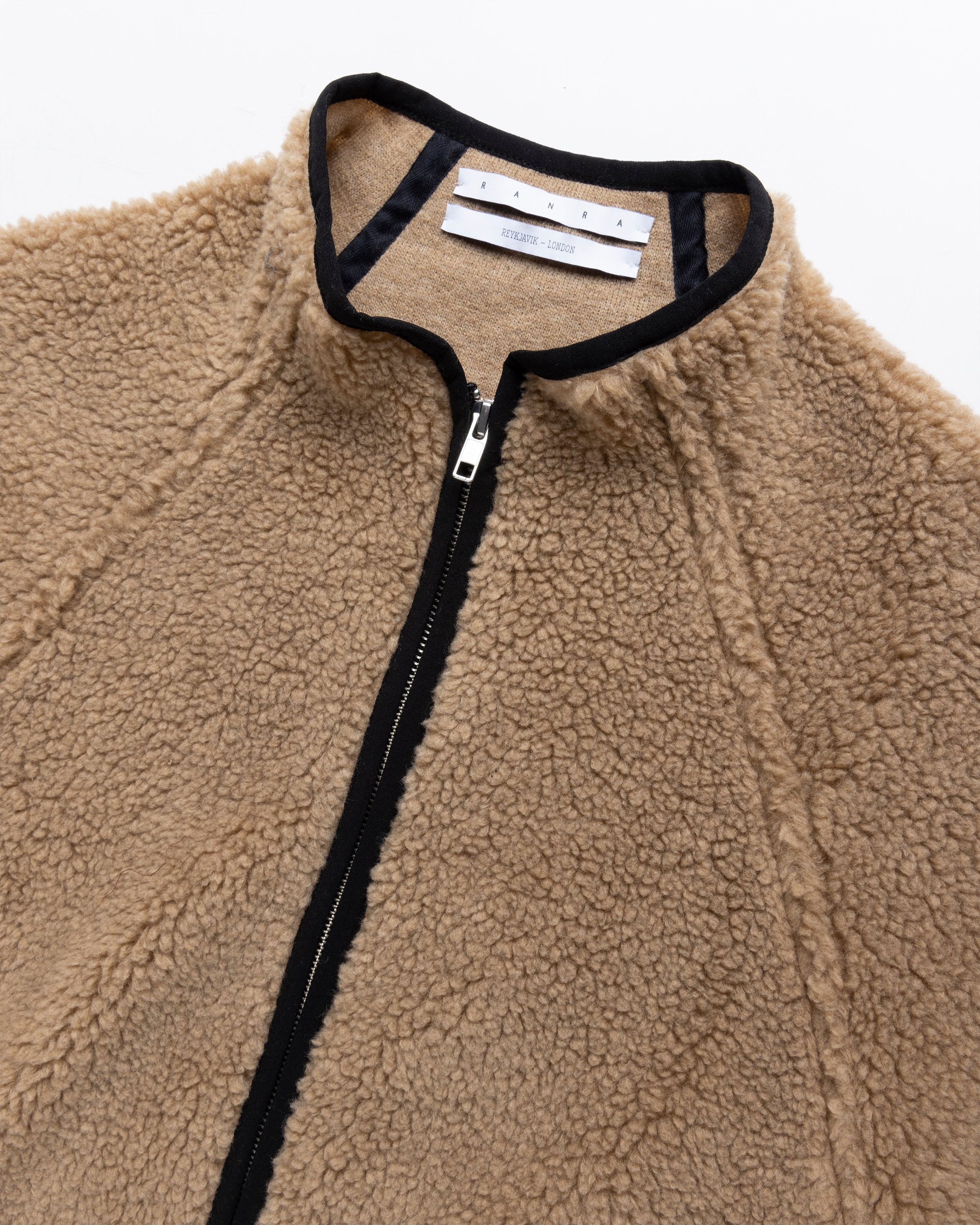 RANRA – Gjof Fleece Jacket Chocolate - Fleece Jackets - Brown - Image 3