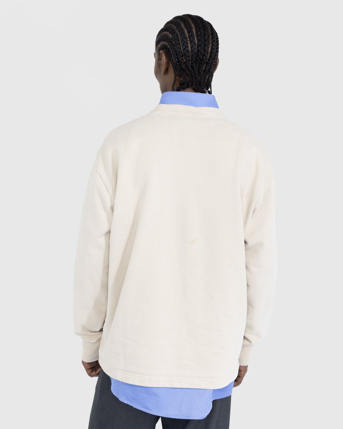 Acne Studios – Stamp Logo Sweater Champagne Beige - Sweats - Beige - Image 3