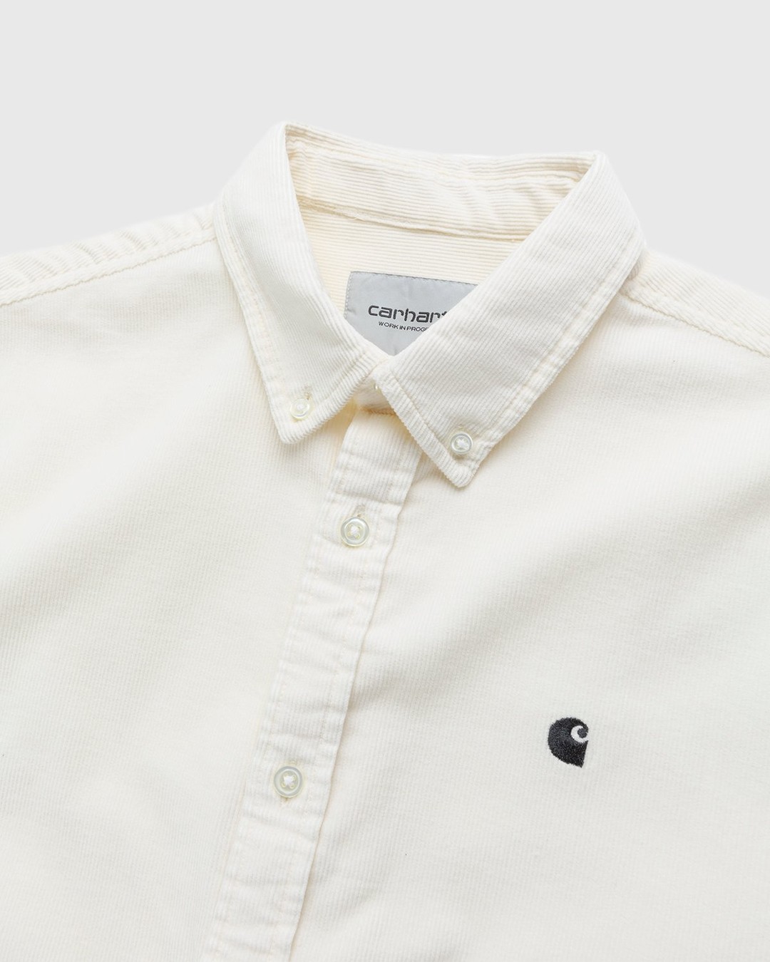 Carhartt WIP – Madison Finde Cort Shirt Wax Black - Longsleeve Shirts - Black - Image 3