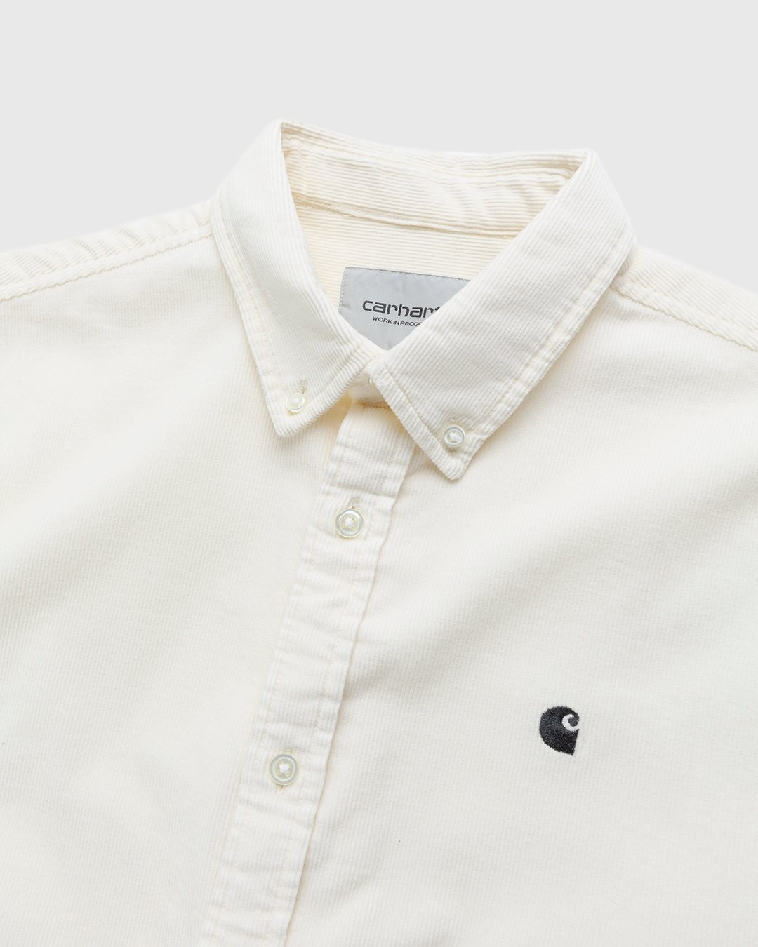 Carhartt WIP – Madison Finde Cort Shirt Wax Black - Shirts - Black - Image 3