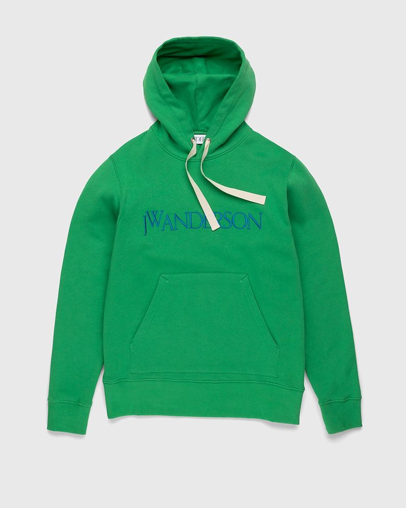 J.W. Anderson – Classic Logo Hoodie Green