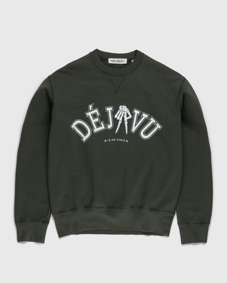 Our Legacy – Deja Vu Base Sweatshirt Green 