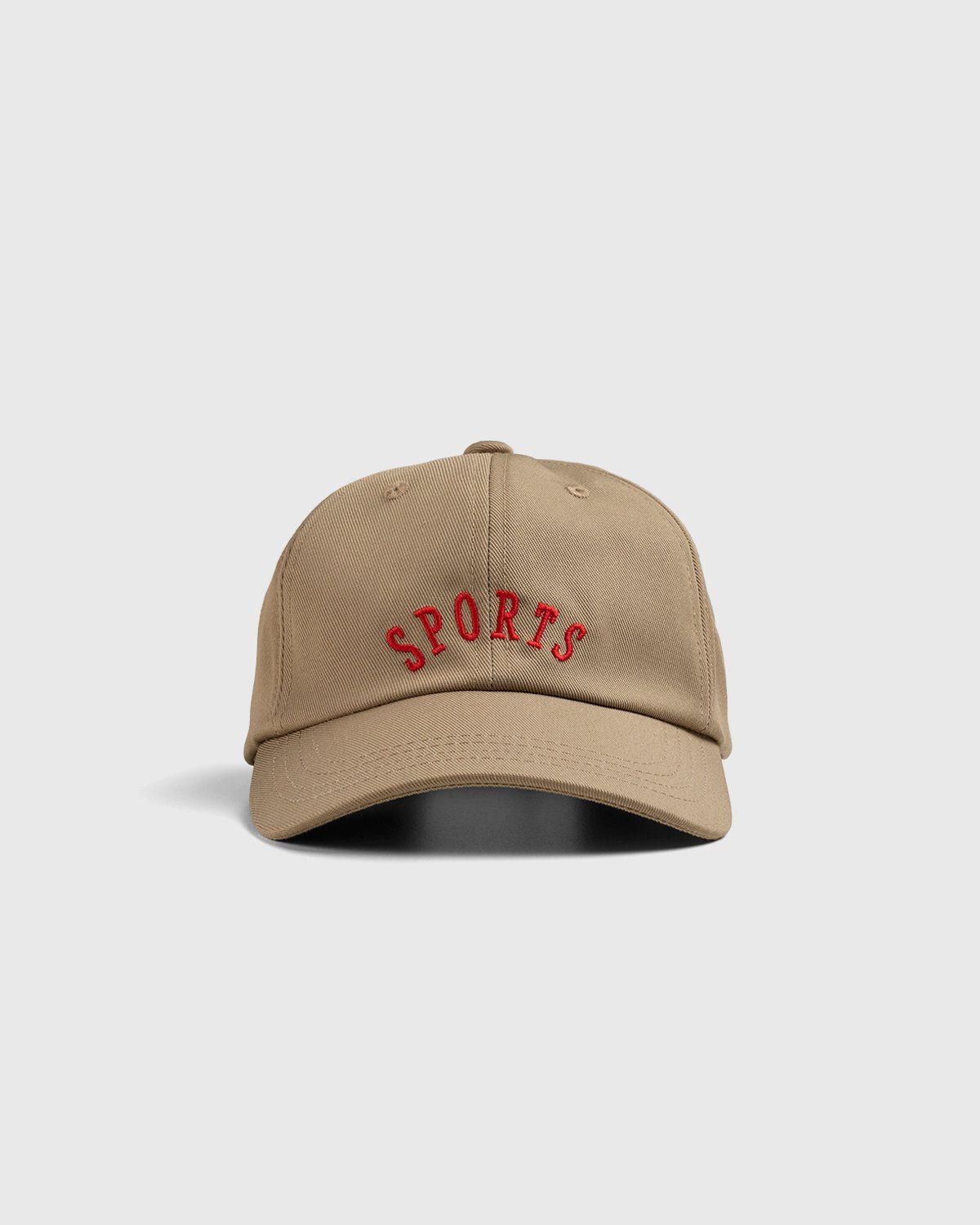 Highsnobiety – HS Sports Logo Cap Eggshell - Hats - Beige - Image 2