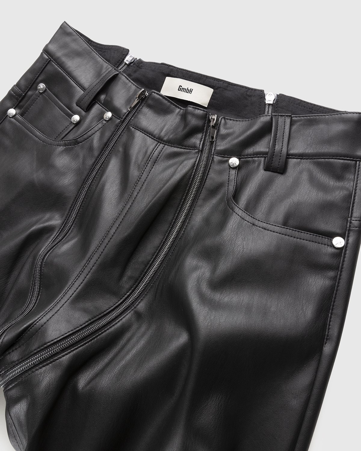 GmbH – Lata Pleather Pants Black - Leather Pants - Black - Image 7