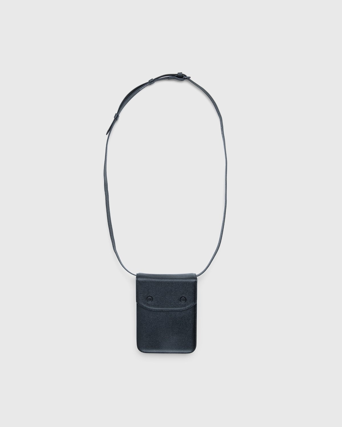 Maison Margiela – Small Leather Chest Pack Black - Bags - Black - Image 1
