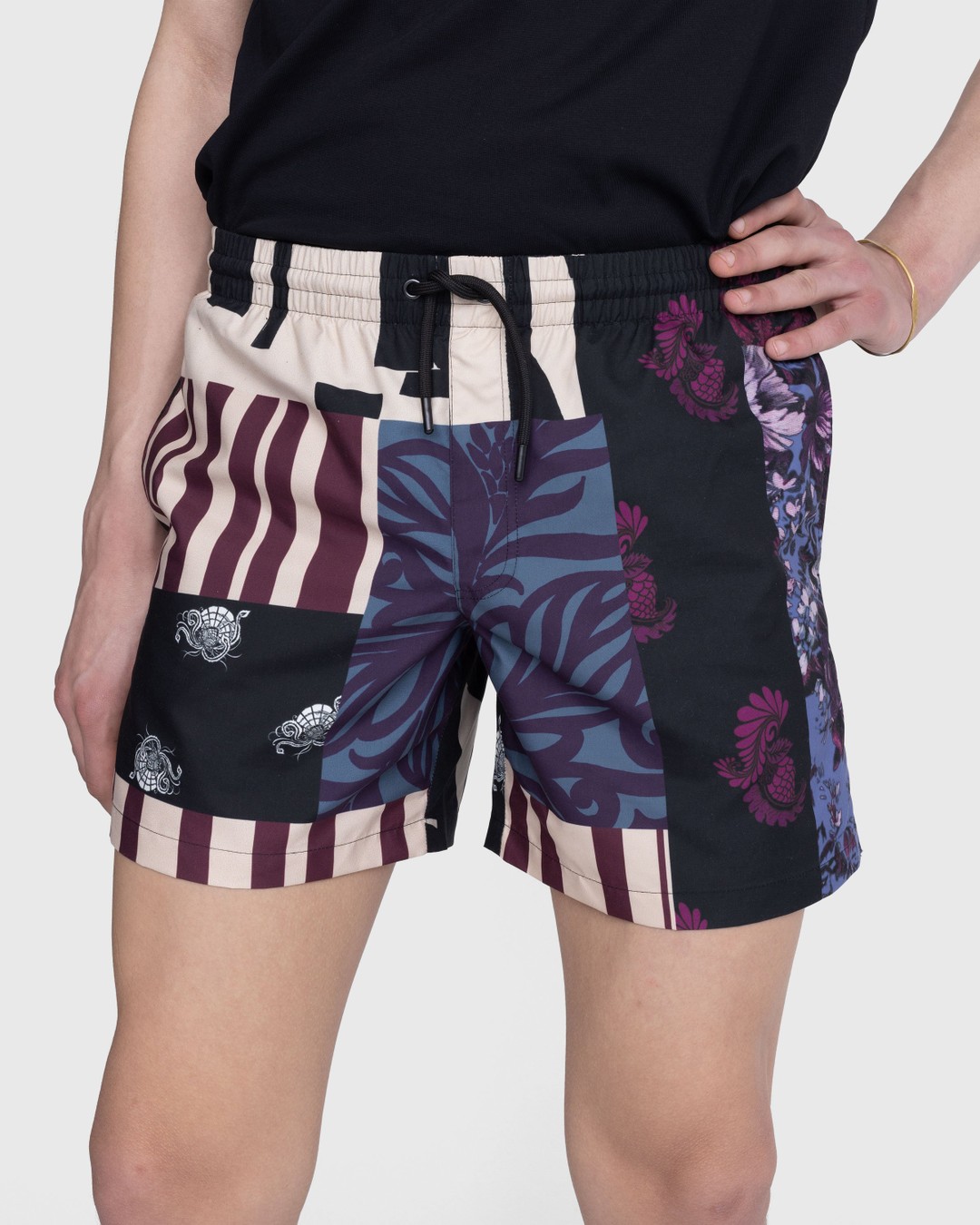 Dries van Noten – Phibbs Swim Shorts Dessin B - Swimwear - Red - Image 5