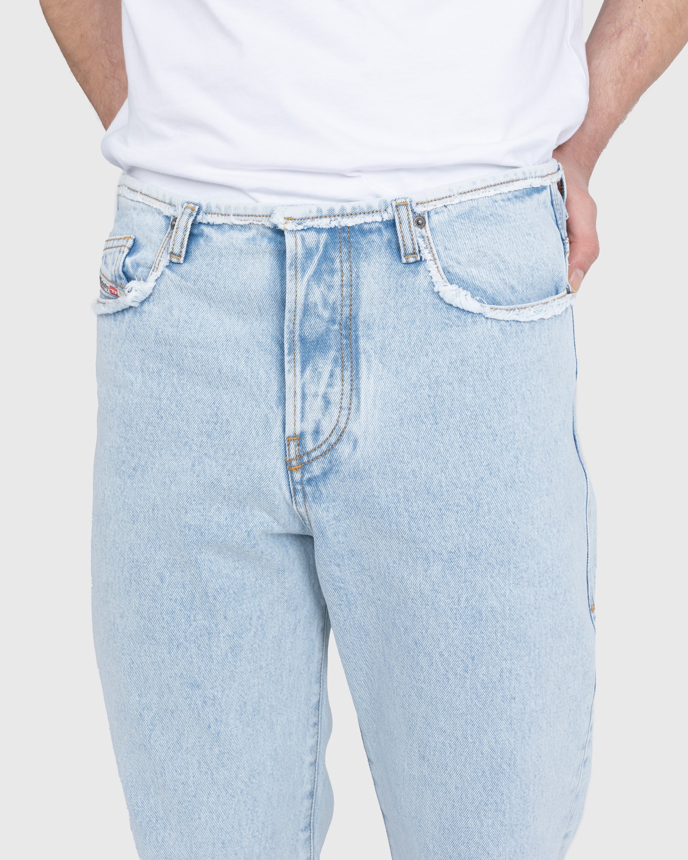 Light blue diesel jeans top