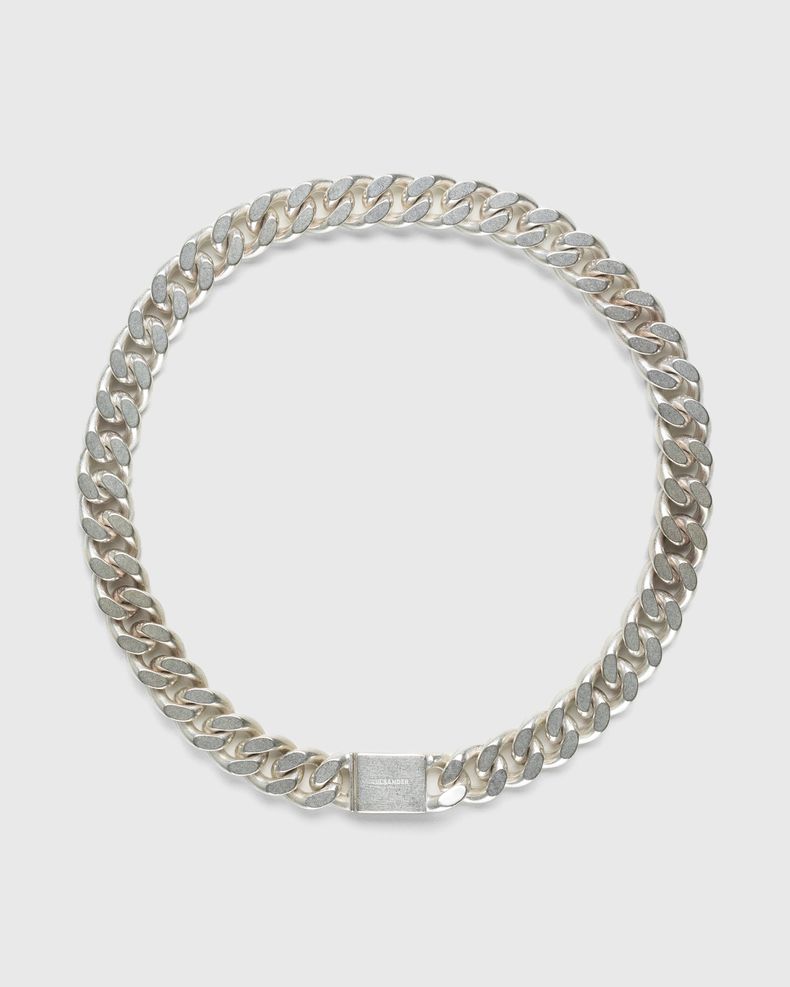 Chain Link Necklace Silver