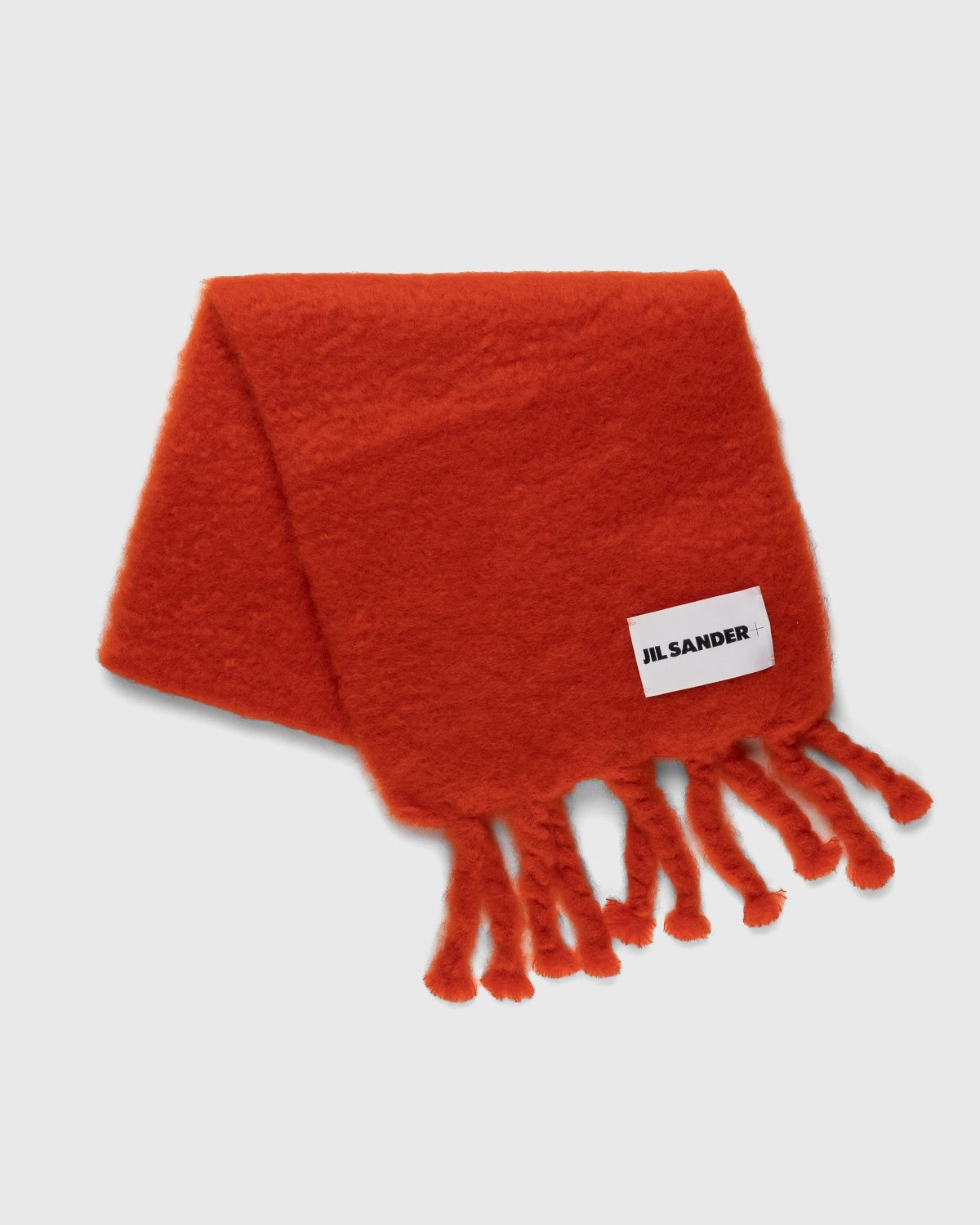Jil Sander – Woven Scarf Red - Scarves - Red - Image 1