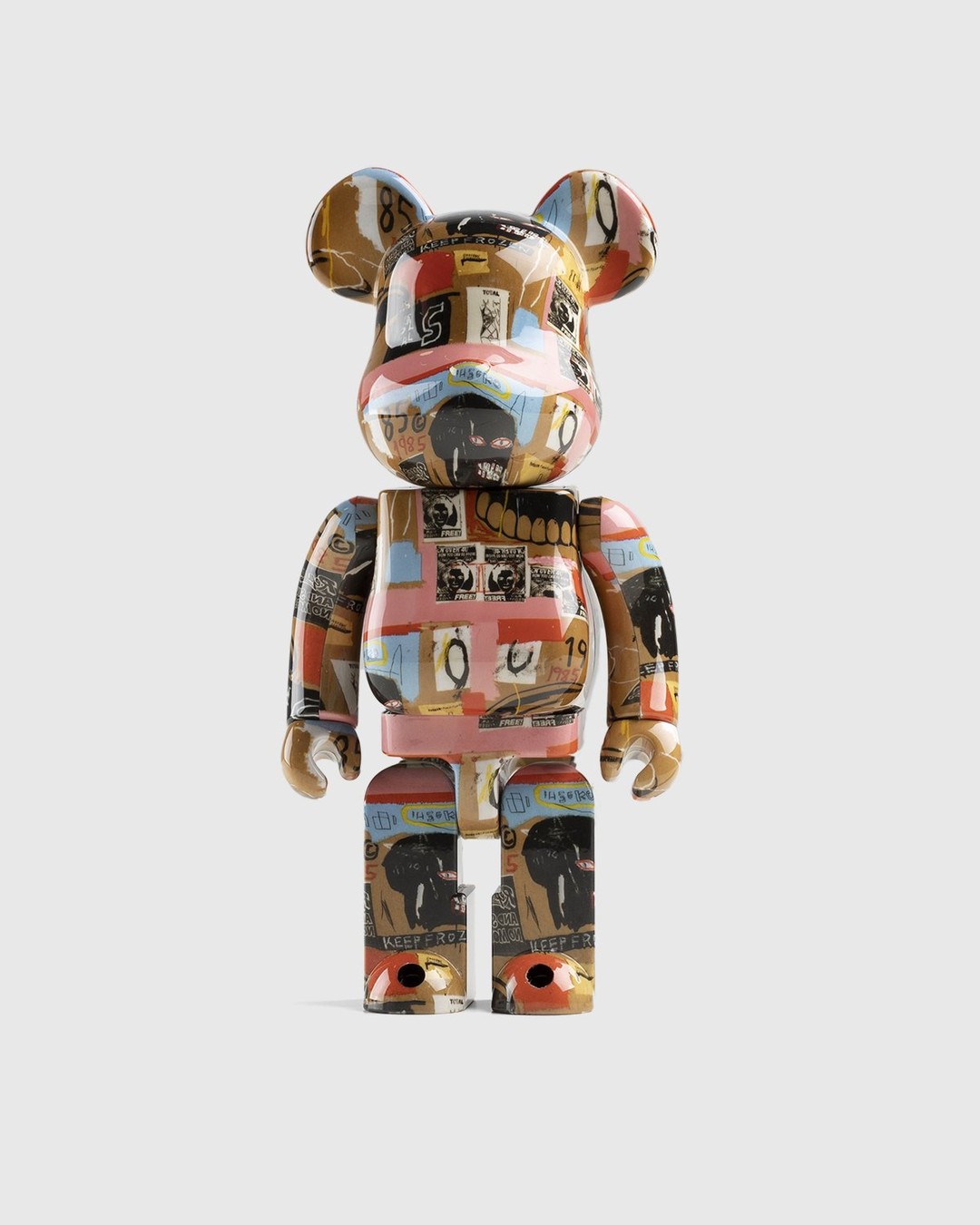 Medicom – Be@rbrick Andy Warhol x Jean-Michel Basquiat #2 1000% Multi - Toys - Multi - Image 1