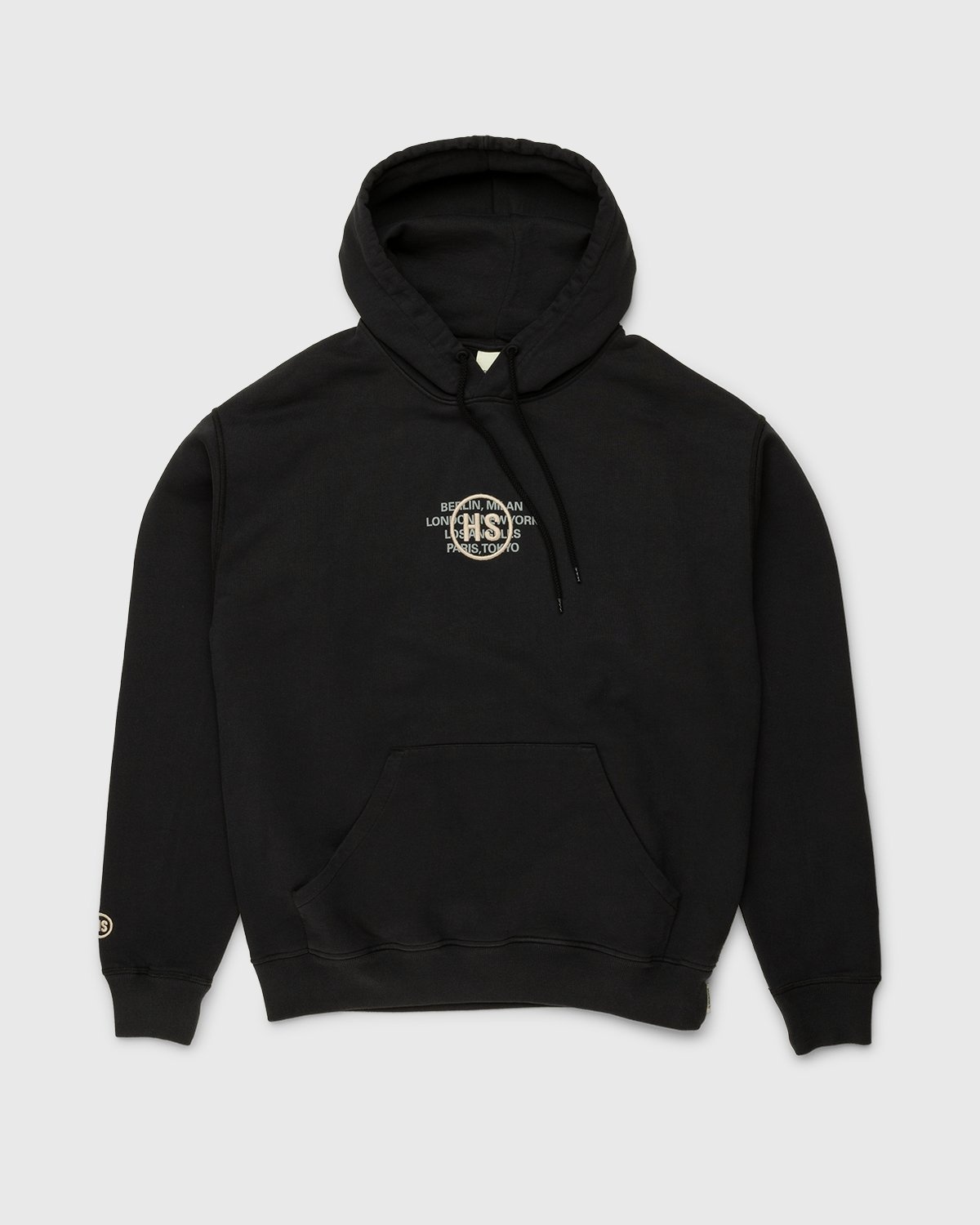 Highsnobiety – Logo Hoodie Black - Sweats - Black - Image 1