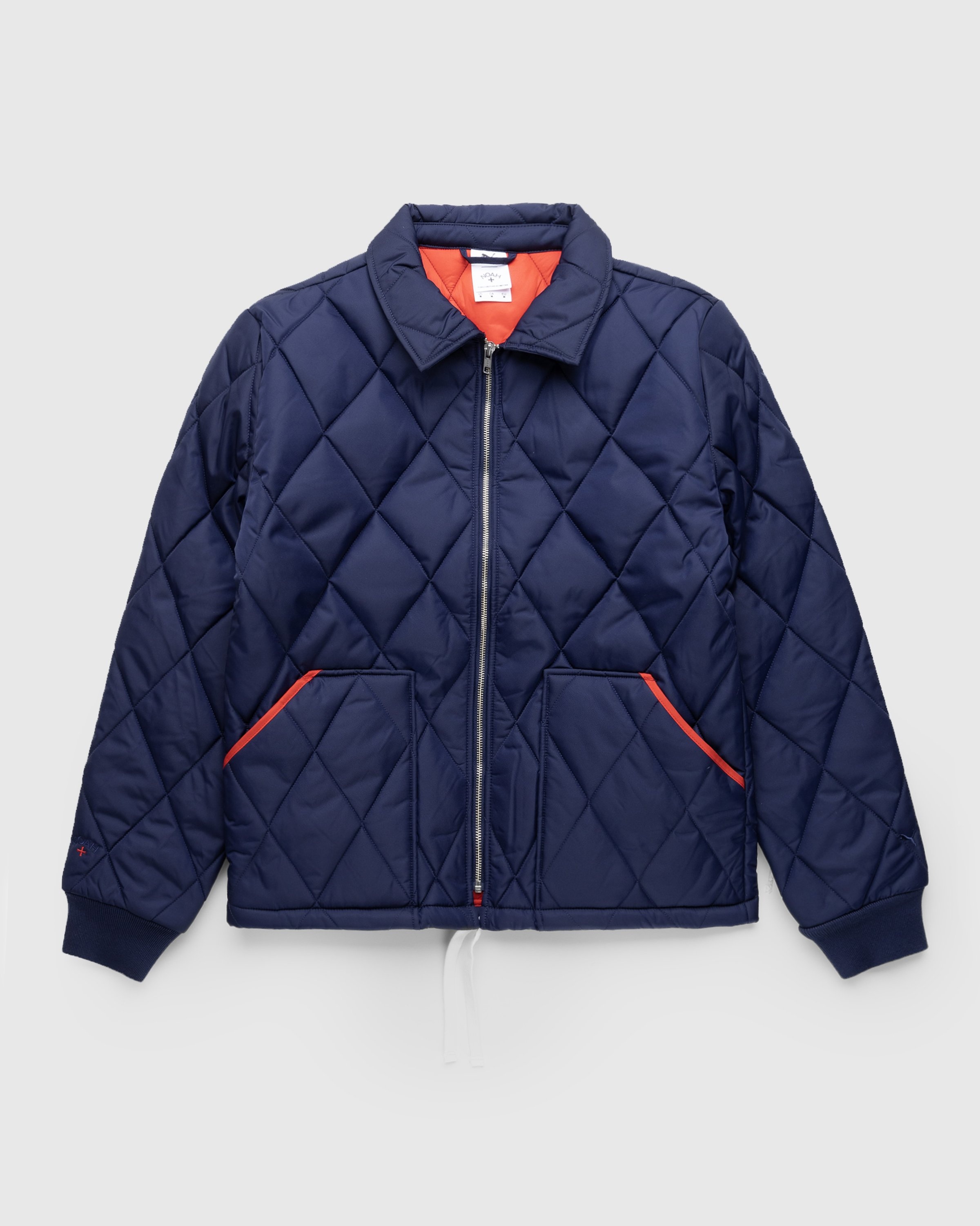 Puma x Noah – Water-Repellent Quilted Jacket Navy - Outerwear - Blue - Image 1