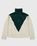 Jil Sander – Cashmere High Neck Knit Sweater Green - Knitwear - Green - Image 1