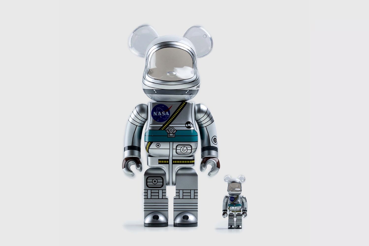 Be@rbrick Project Mercury Astronaut 100% and 400% set