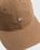Carhartt WIP – Madison Logo Cap Buffalo - Hats - Brown - Image 4