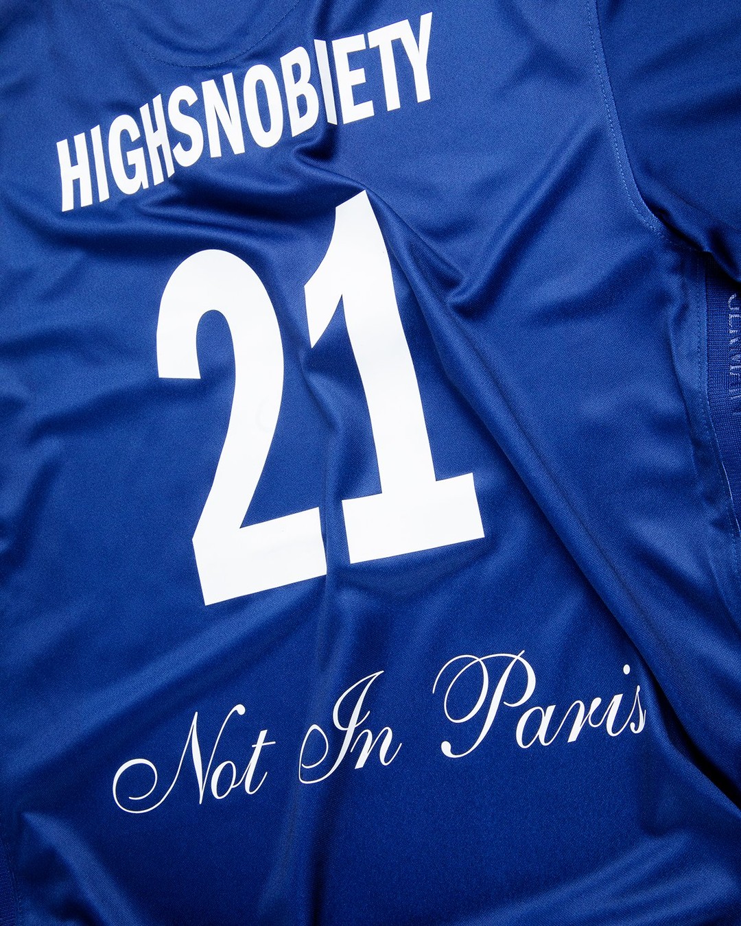 PSG x Highsnobiety – Home Jersey Navy - T-shirts - Blue - Image 5